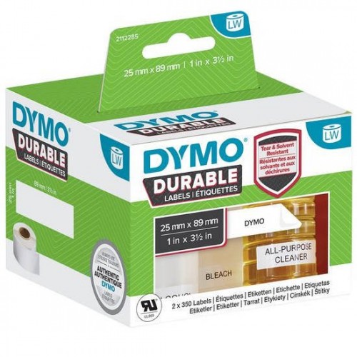 Dymo 2112285 Ilgailaikės pramoninės Etiketės 25 x 89mm