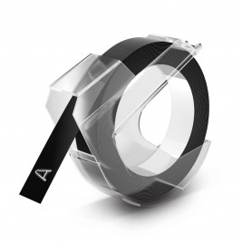 Dymo 3D Juostelė S0898130 mechaniniam etikečių spausdintuvui 9mm x 3m juoda Dymo 3D Juostelė S0898130 mechaniniam etikečių spausdintuvui 9mm x 3m juoda