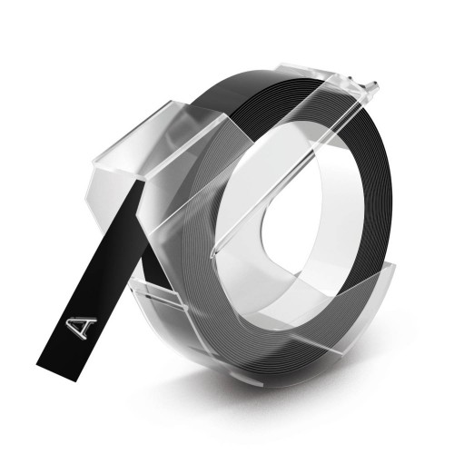 Dymo 3D Juostelė S0898130 mechaniniam etikečių spausdintuvui 9mm x 3m juoda