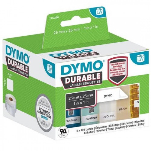 Dymo 1933083 Ilgailaikės pramoninės Etiketės 25 x 25mm - 2112286