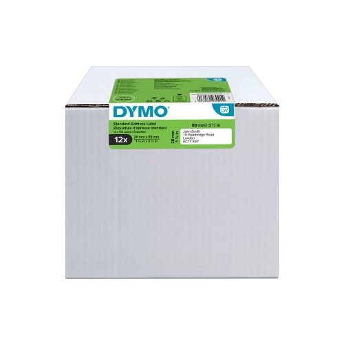 Dymo 2093091 Etiketės 28 x 89mm Rinkinys - 12 vnt