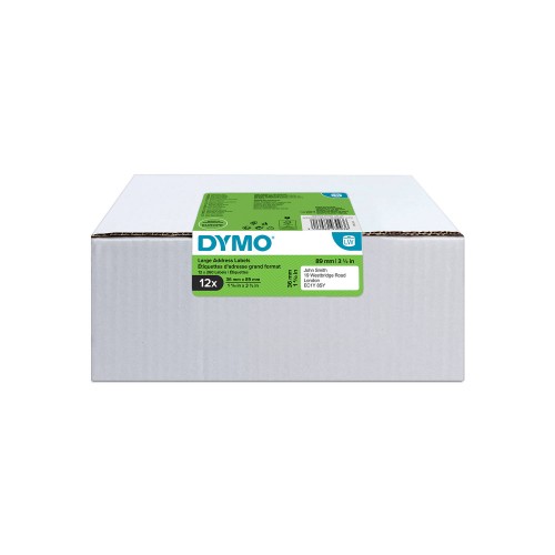 Dymo 2093093 Etiketės 36 x 89mm Rinkinys - 12 vnt.