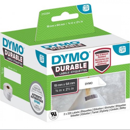Dymo 1933085 Ilgailaikės pramoninės Etiketės 19 x 64mm - 2112284