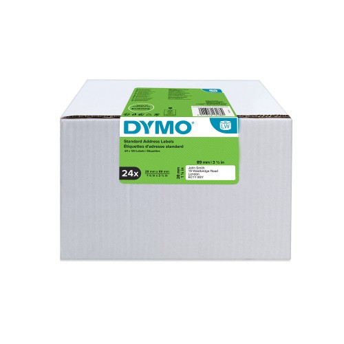 Dymo S0722360 Etiketės 28 x 89mm Rinkinys - 24 vnt