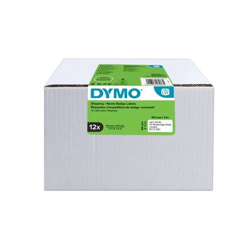 Dymo S0722420 Etiketės 54 x 101mm Rinkinys - 12 vnt