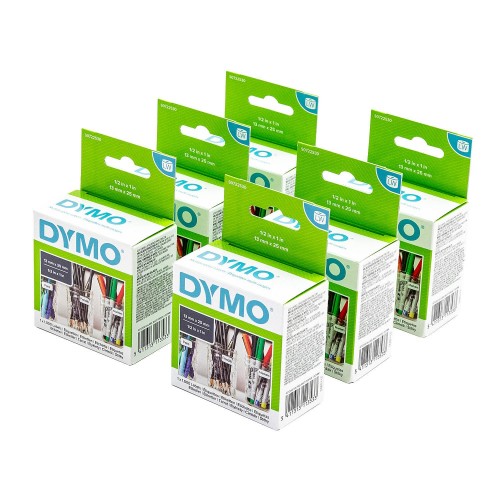Dymo 11353 Etiketės 13 x 25mm Rinkinys - 6 vnt