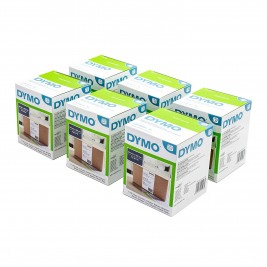 Dymo XXL S0904980 Etiketės 104 x 159mm Rinkinys - 6 vnt Dymo XXL S0904980 Etiketės 104 x 159mm Rinkinys - 6 vnt