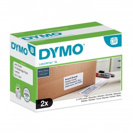 Dymo XL S0947420 Etiketės 59 x 102mm 2 rulonai x 575 vnt Dymo XL S0947420 Etiketės 59 x 102mm 2 rulonai x 575 vnt