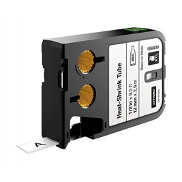 Dymo XTL Termo Vamzdelis 1868810 12mm x2.7m, juodas ant baltos Dymo XTL Termo Vamzdelis 1868810 12mm x2.7m, juodas ant baltos