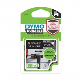 Dymo  Juostelė D1 Durable 1978365 12mm x 3m baltas ant juodos Dymo  Juostelė D1 Durable 1978365 12mm x 3m baltas ant juodos