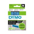 Dymo D1 tape 12mm x 7m / black on blue – S0720560