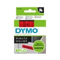 Dymo D1 tape 12mm x 7m / black on red – S0720570