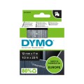 Dymo D1 tape 12mm x 7m / white on transparent – S0720600