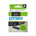 Dymo D1 tape 12mm x 7m / white on black – S0720610