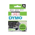 Dymo 40915 D1 tape 9mm x 7m red on white – S0720700