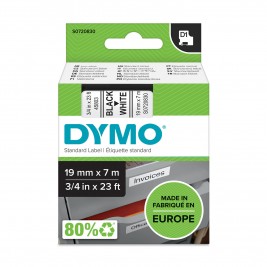 Dymo Juostelė D1 45803 19mm x 7m / juodas ant baltos – S0720830 Dymo Juostelė D1 45803 19mm x 7m / juodas ant baltos – S0720830